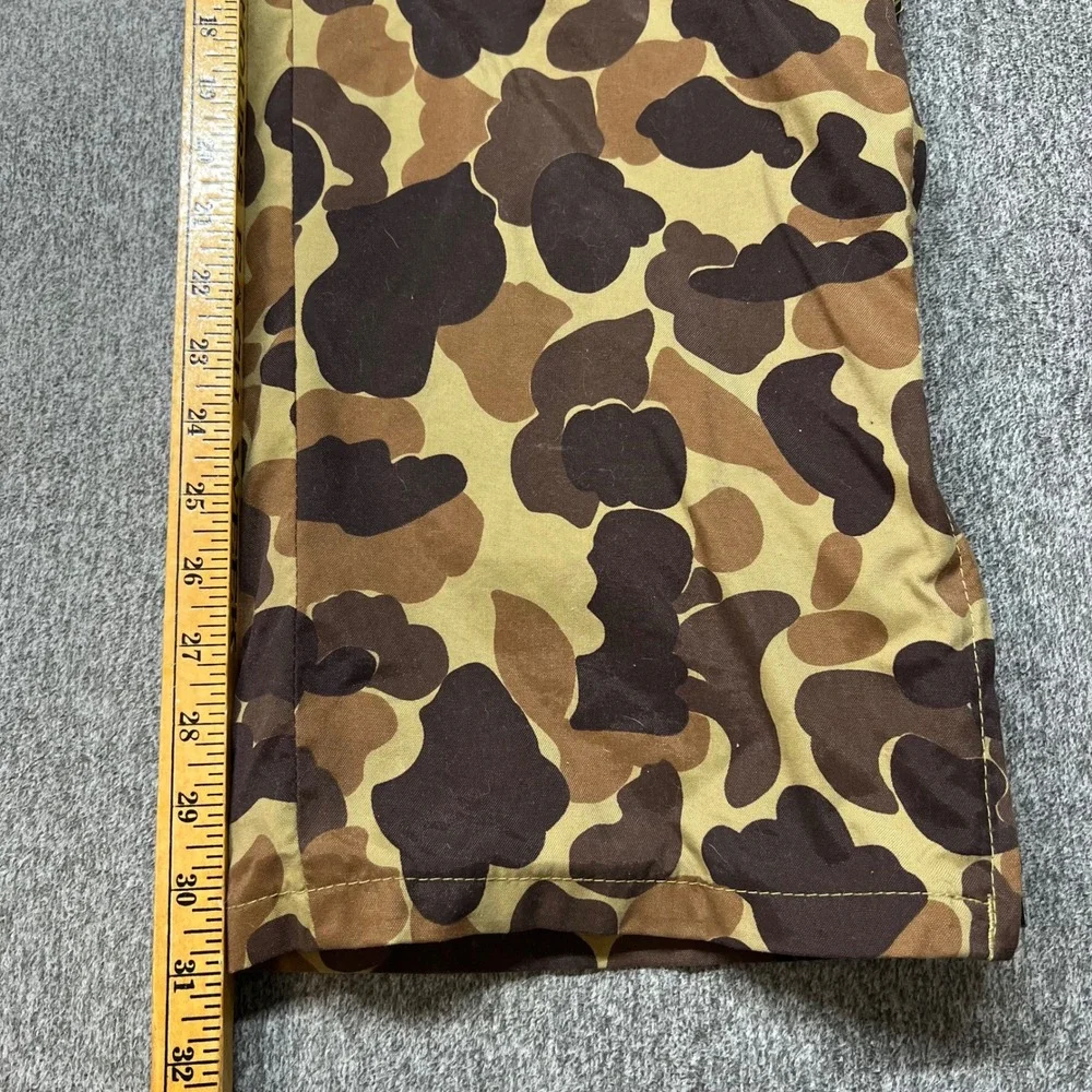 Field & Stream Mens Duck Hunter Camo Waterproof Nylon Pants Medium 8957M Brown
